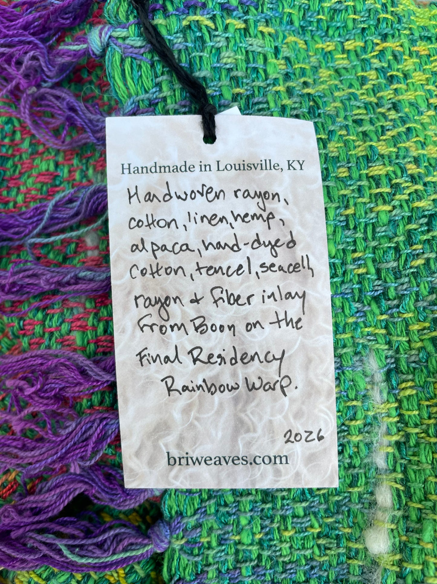 Final Residency Rainbow Warp