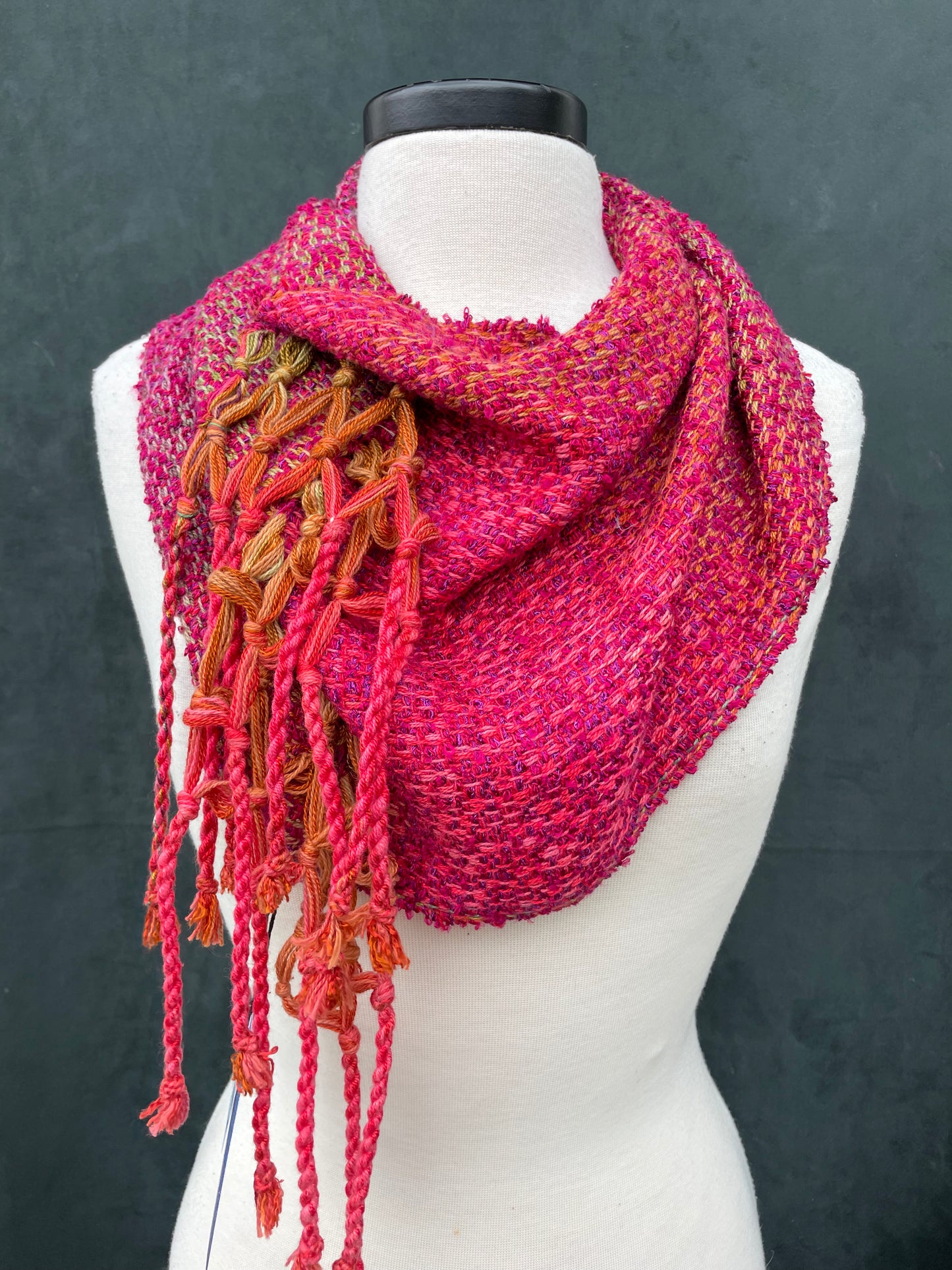 Scarlet Springy Rainbow Warp