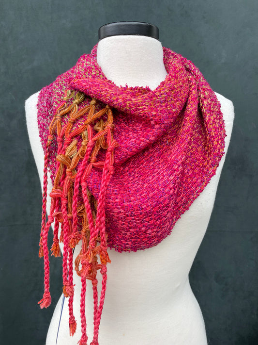 Scarlet Springy Rainbow Warp