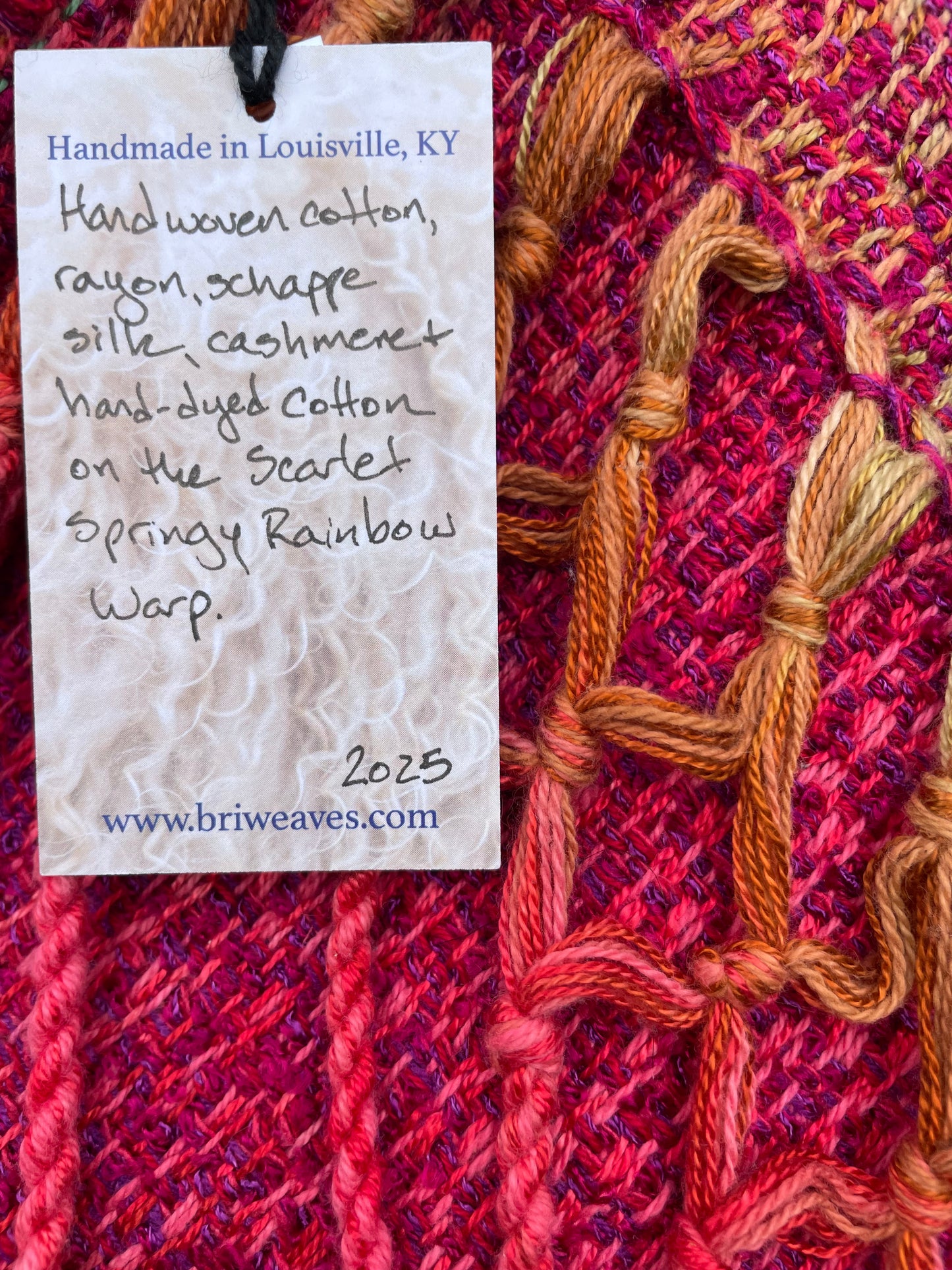 Scarlet Springy Rainbow Warp