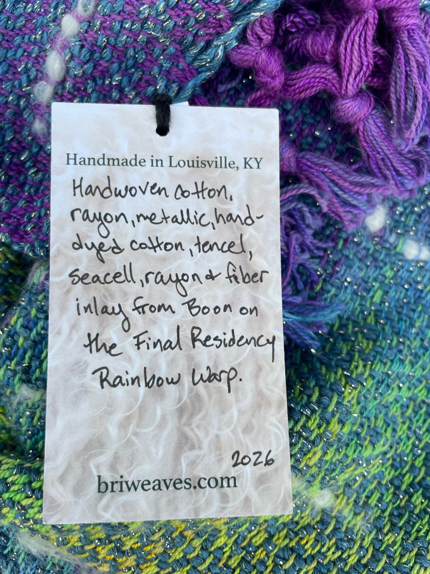 Final Residency Rainbow Warp